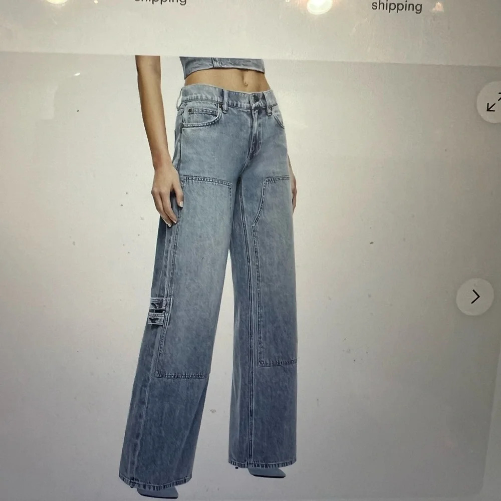 Alice and Olivia Trish Low rise Carpenter Jean